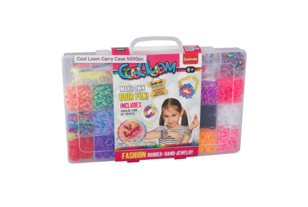 Box of Coolinda Cool Loom in Storage Box, 5000 pcs